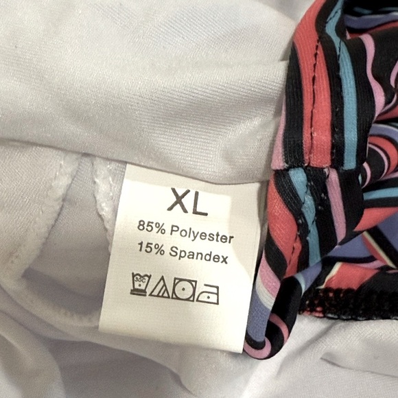 Walk On Beach STRIPE  Print Two Piece Tankini Swimsuit - Multicolor Size: XL NEW - Picture 11 of 12